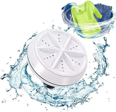 2-in-1 Mini Portable Ultrasonic Washing Machine KSA DROP 