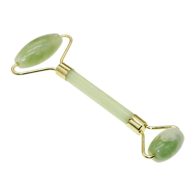 Double Head Natural Jade Facial Massage Beauty Rollers Skin Care Tools Health Gemstone Face Rollers Customized Pouch eprolo