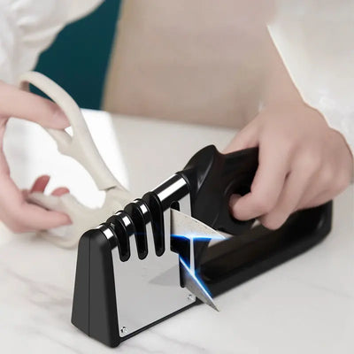 Four-In-One Kitchen Knife Stick Fixed Angle Sharpener Fast Knife Sharpener Household Sharpening Stone Kitchen Gadget eprolo