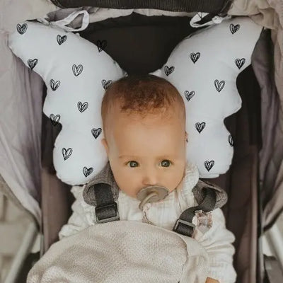 Multifunctional Baby stroller neck pillow butterfly shape strap connection baby out of shock pillow eprolo