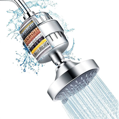 Shower Set With Filter Shower Head Set Combination High-Pressure Nozzle Beauty Care With Water Filter eprolo