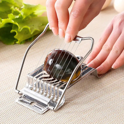 Stainless steel kitchen gadget egg slicer egg cutter Century egg splitter eprolo